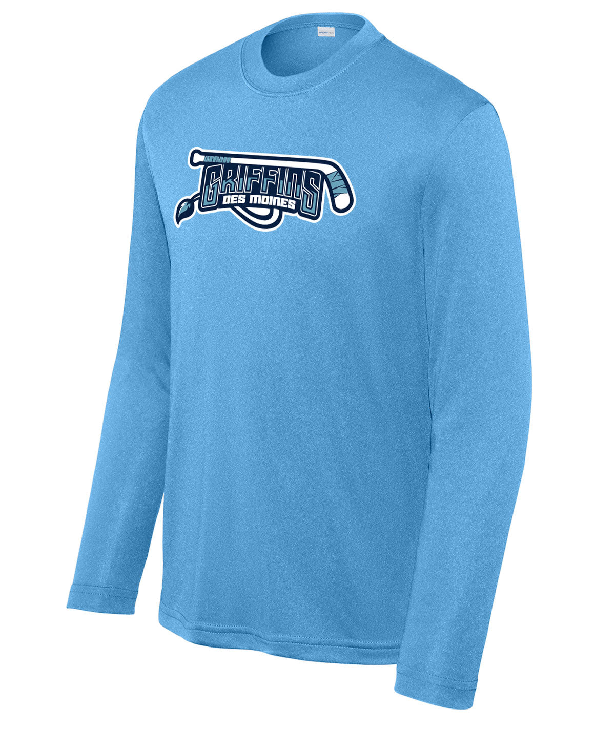 Des Moines Griffins Youth Long-Sleeve Performance Tee