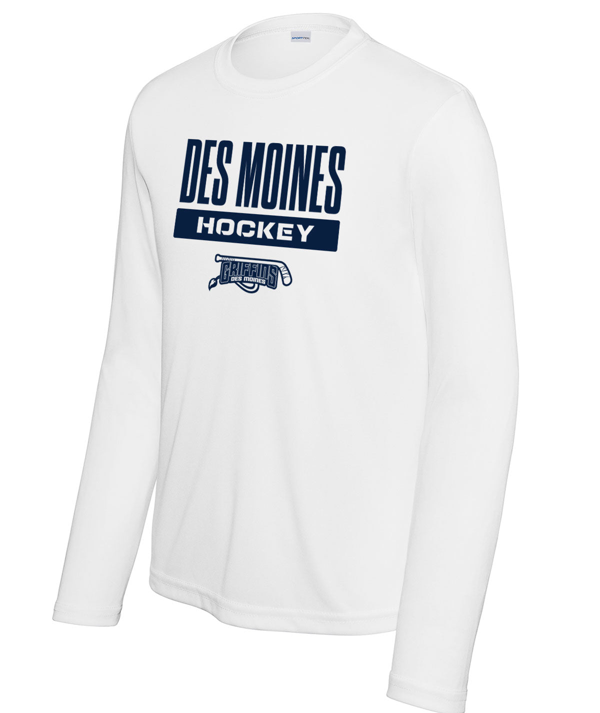 Des Moines Griffins Youth Long-Sleeve Performance Tee