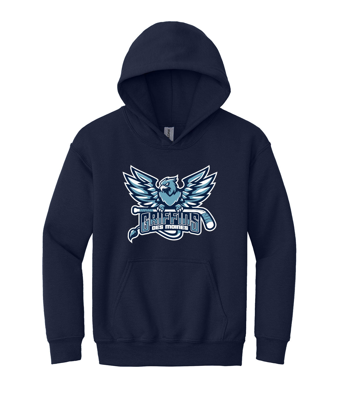 Des Moines Griffins Youth Hooded Sweatshirt