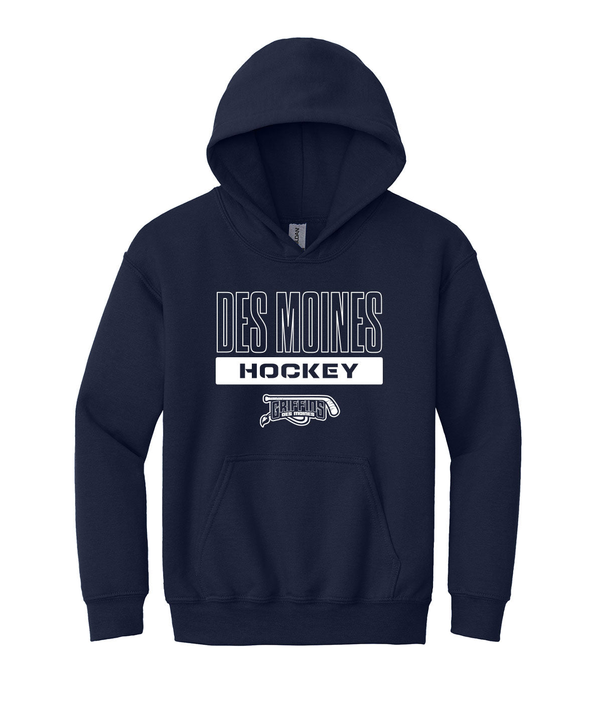 Des Moines Griffins Youth Hooded Sweatshirt