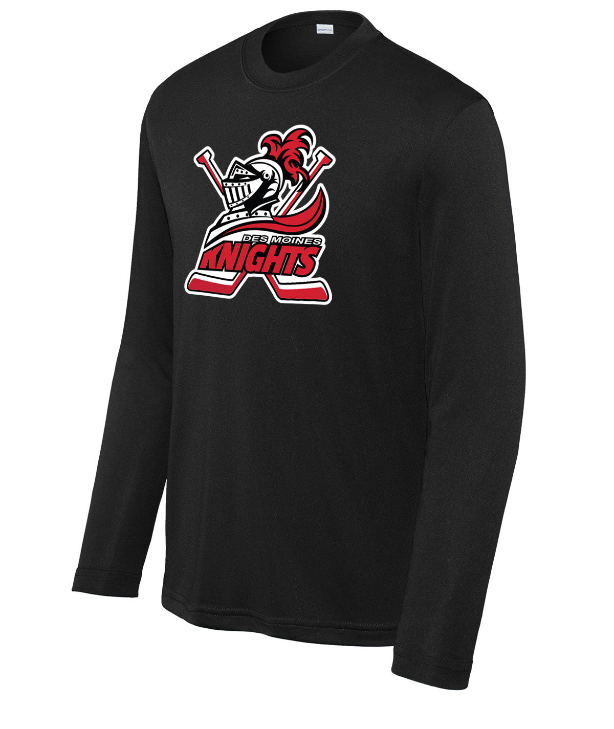 Des Moines Knights Youth Long-Sleeve Performance Tee