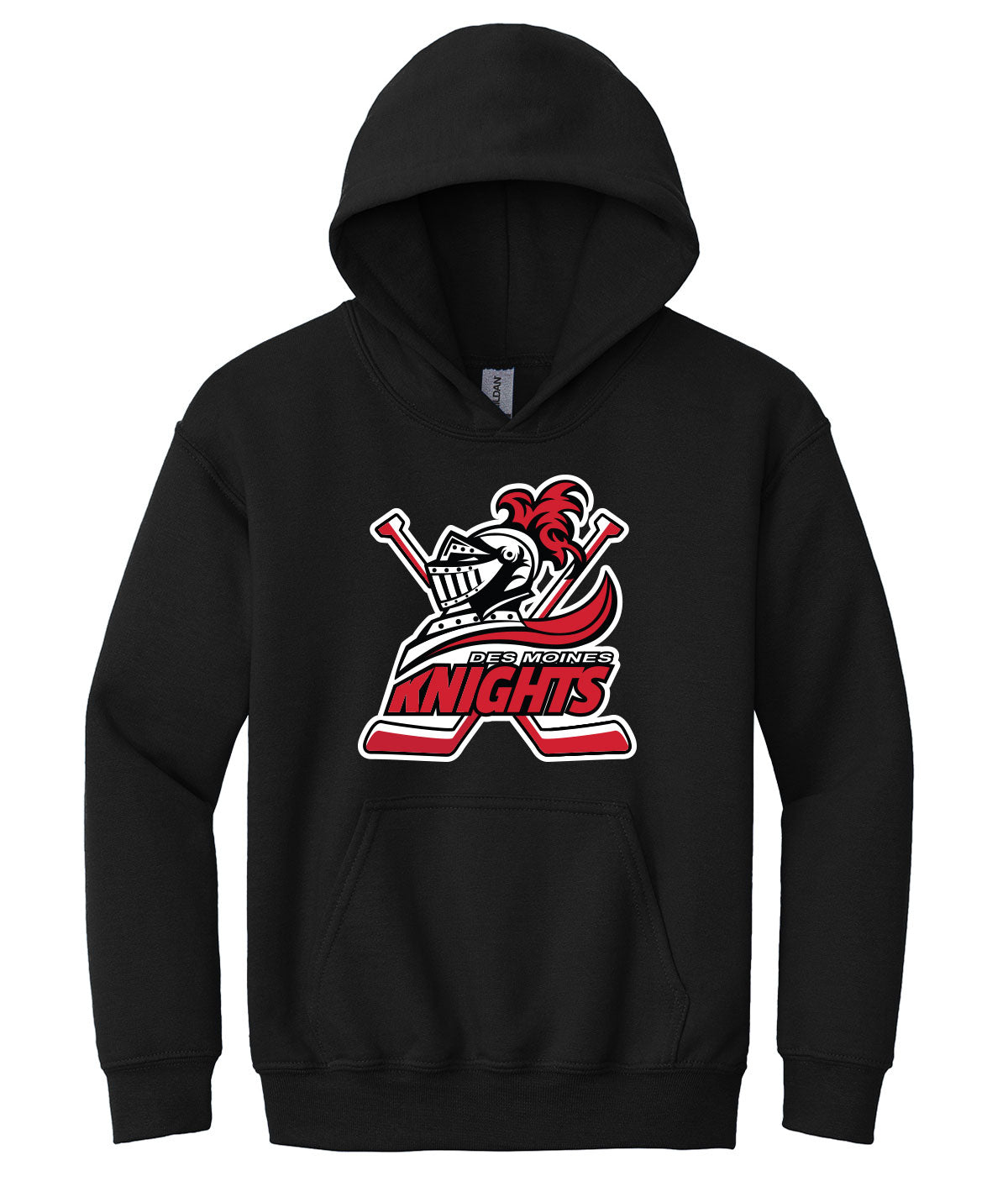 Des Moines Knights Youth Hooded Sweatshirt