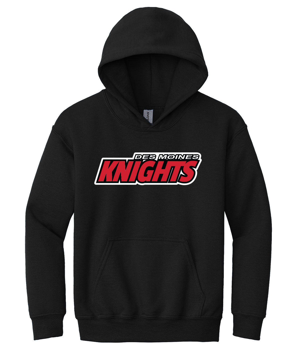 Des Moines Knights Youth Hooded Sweatshirt