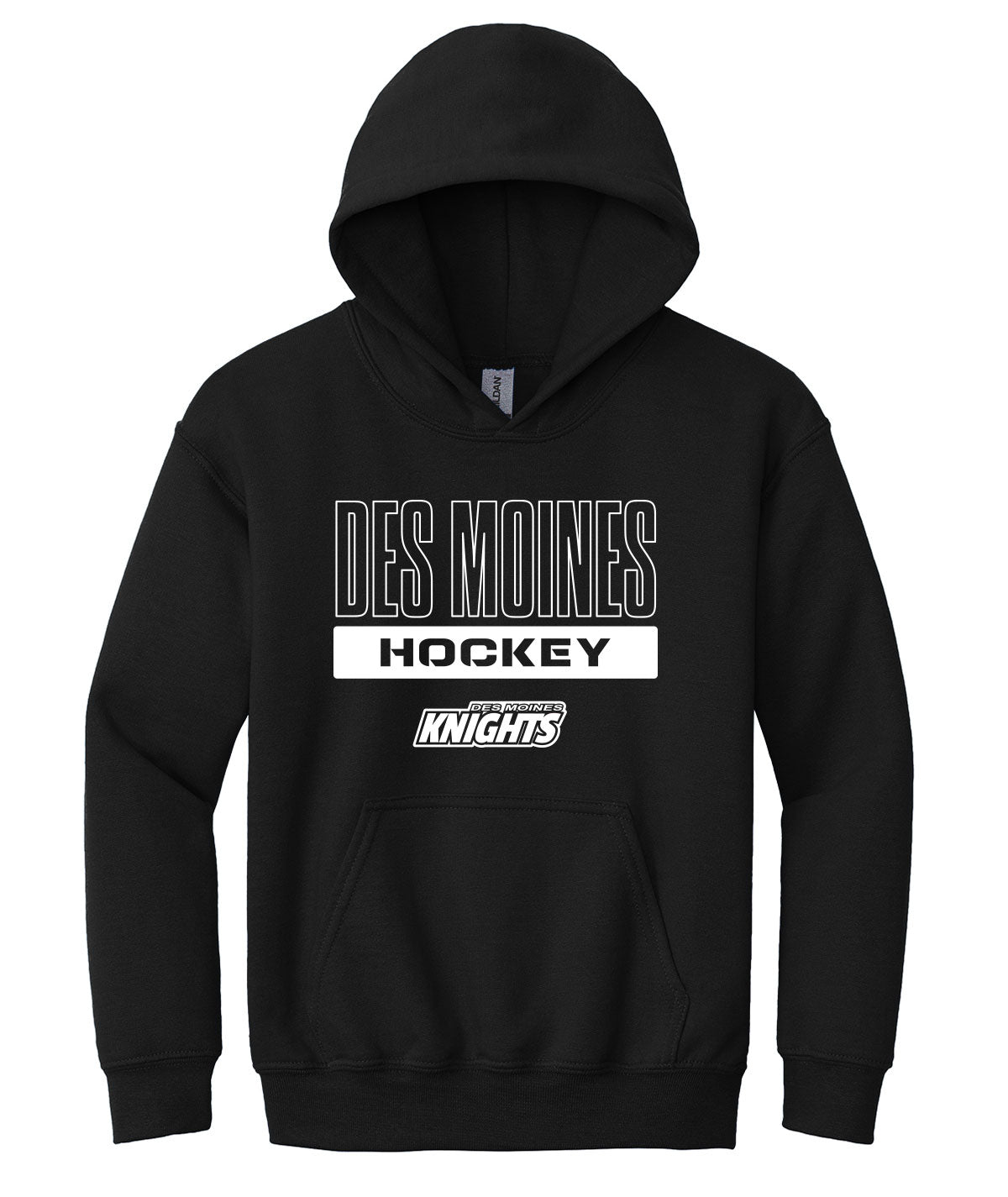 Des Moines Knights Youth Hooded Sweatshirt