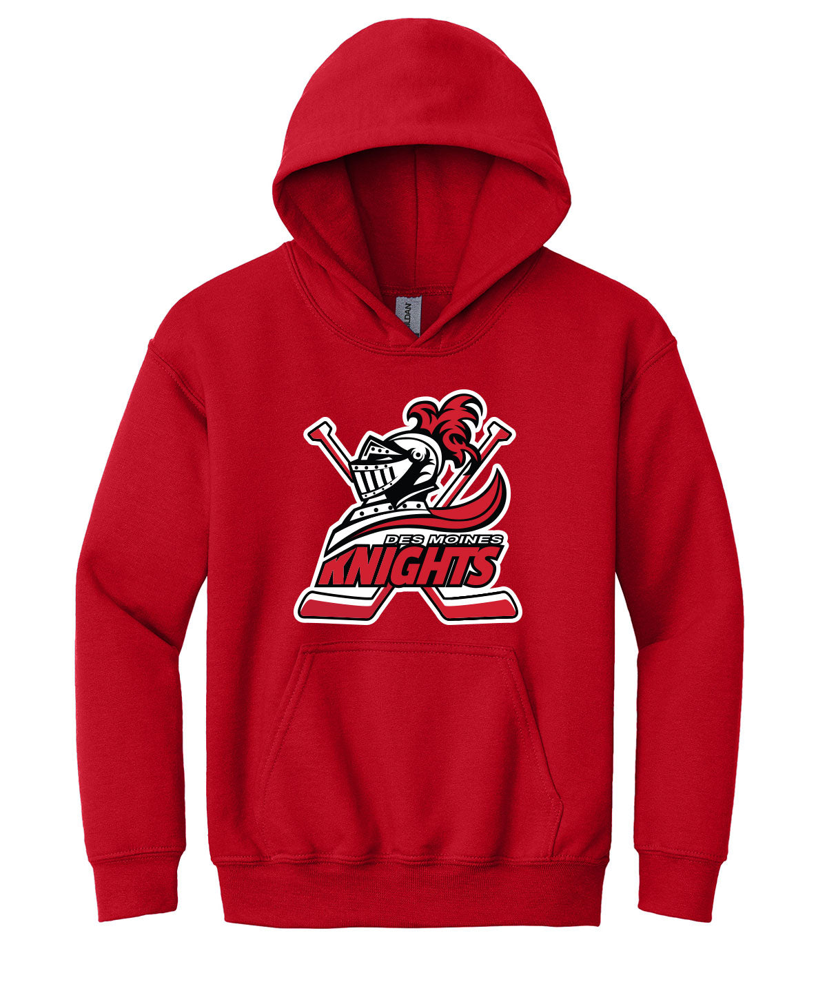 Des Moines Knights Youth Hooded Sweatshirt