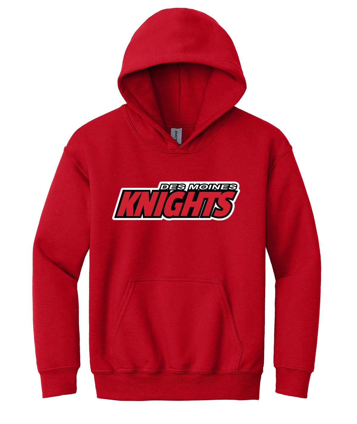 Des Moines Knights Youth Hooded Sweatshirt