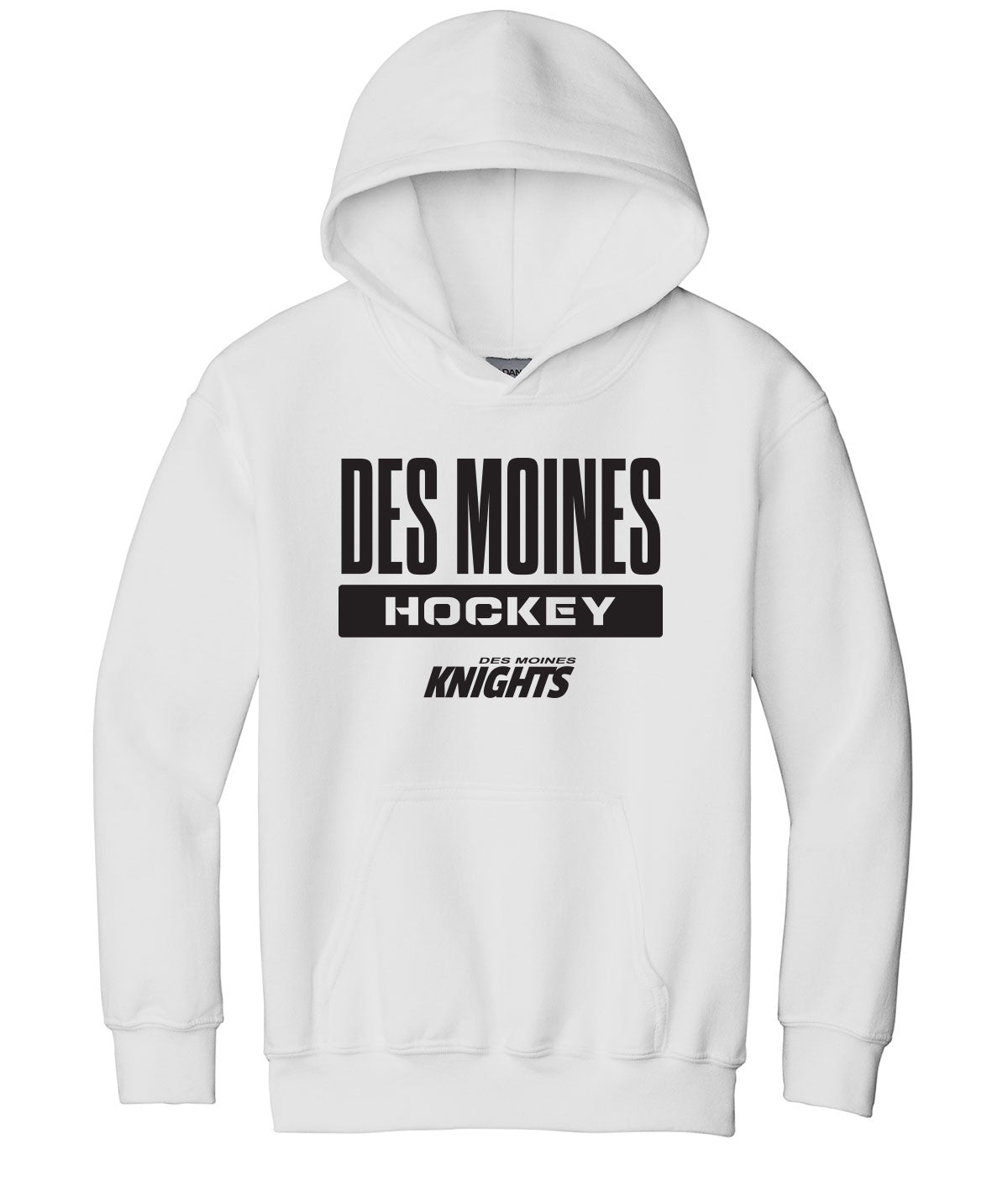 Des Moines Knights Youth Hooded Sweatshirt