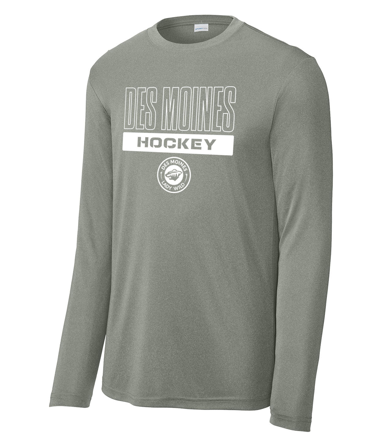 Des Moines Lady Wild Long-Sleeve Performance Tee