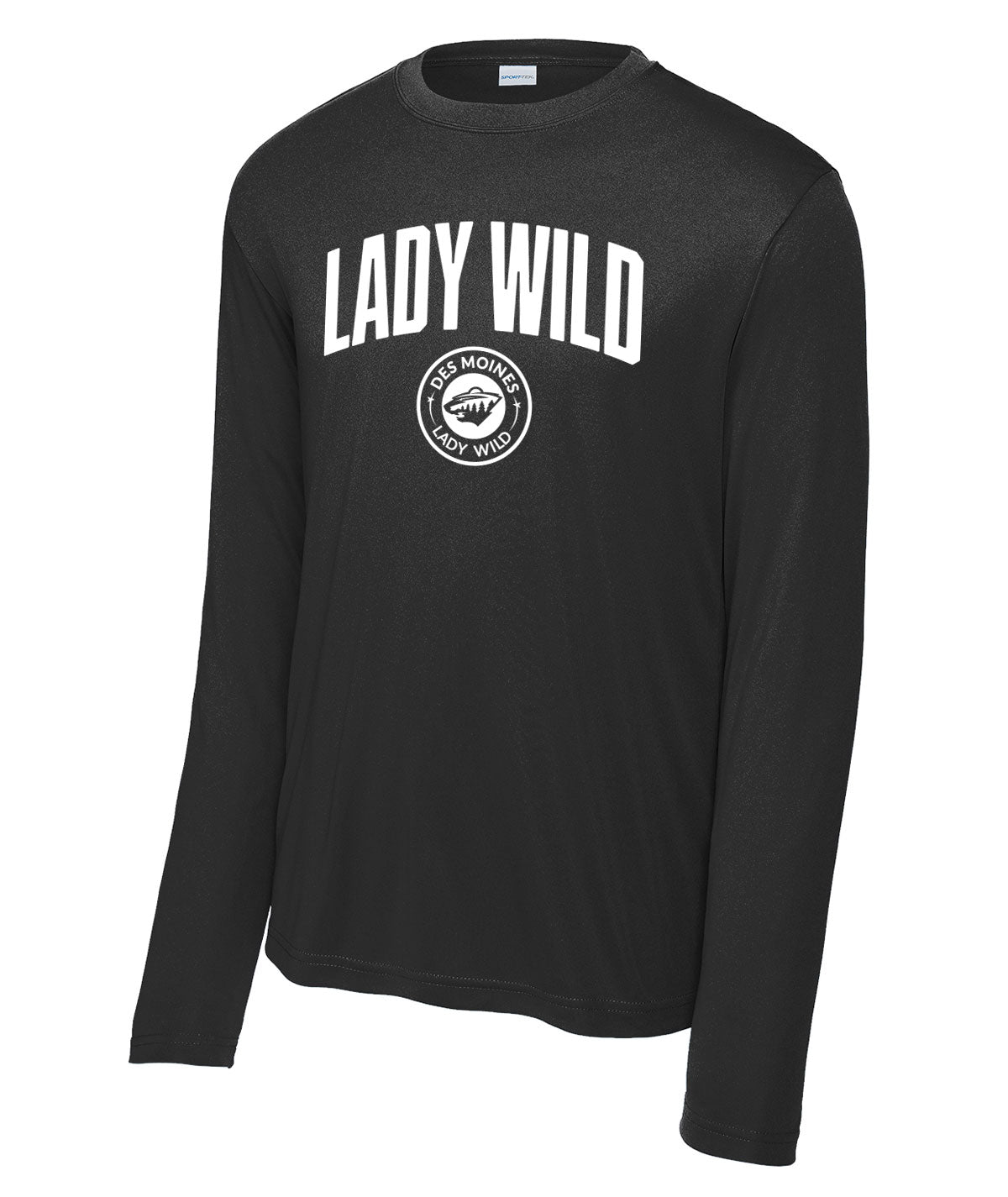 Des Moines Lady Wild Arch Long-Sleeve Performance Tee