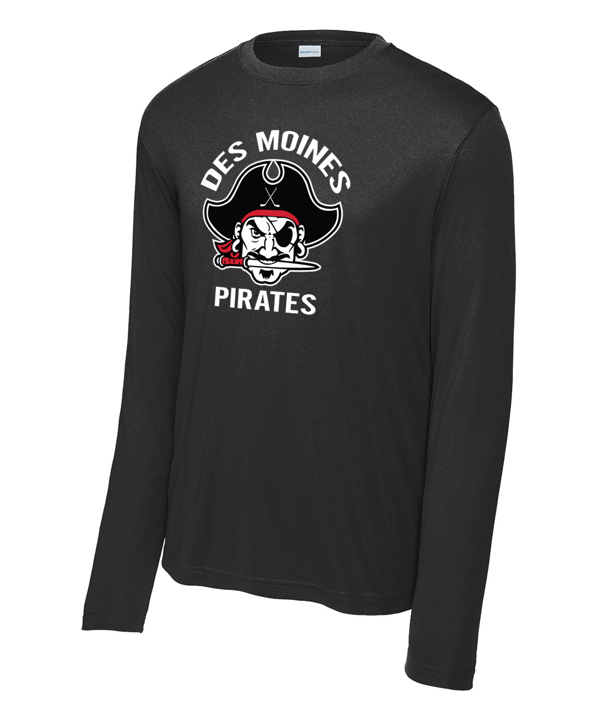 Des Moines Pirates Long-Sleeve Performance Tee
