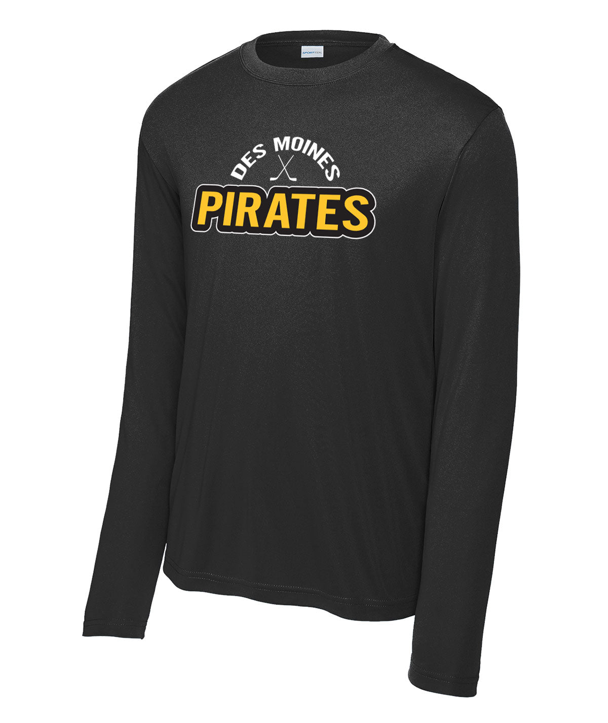 Des Moines Pirates Long-Sleeve Performance Tee