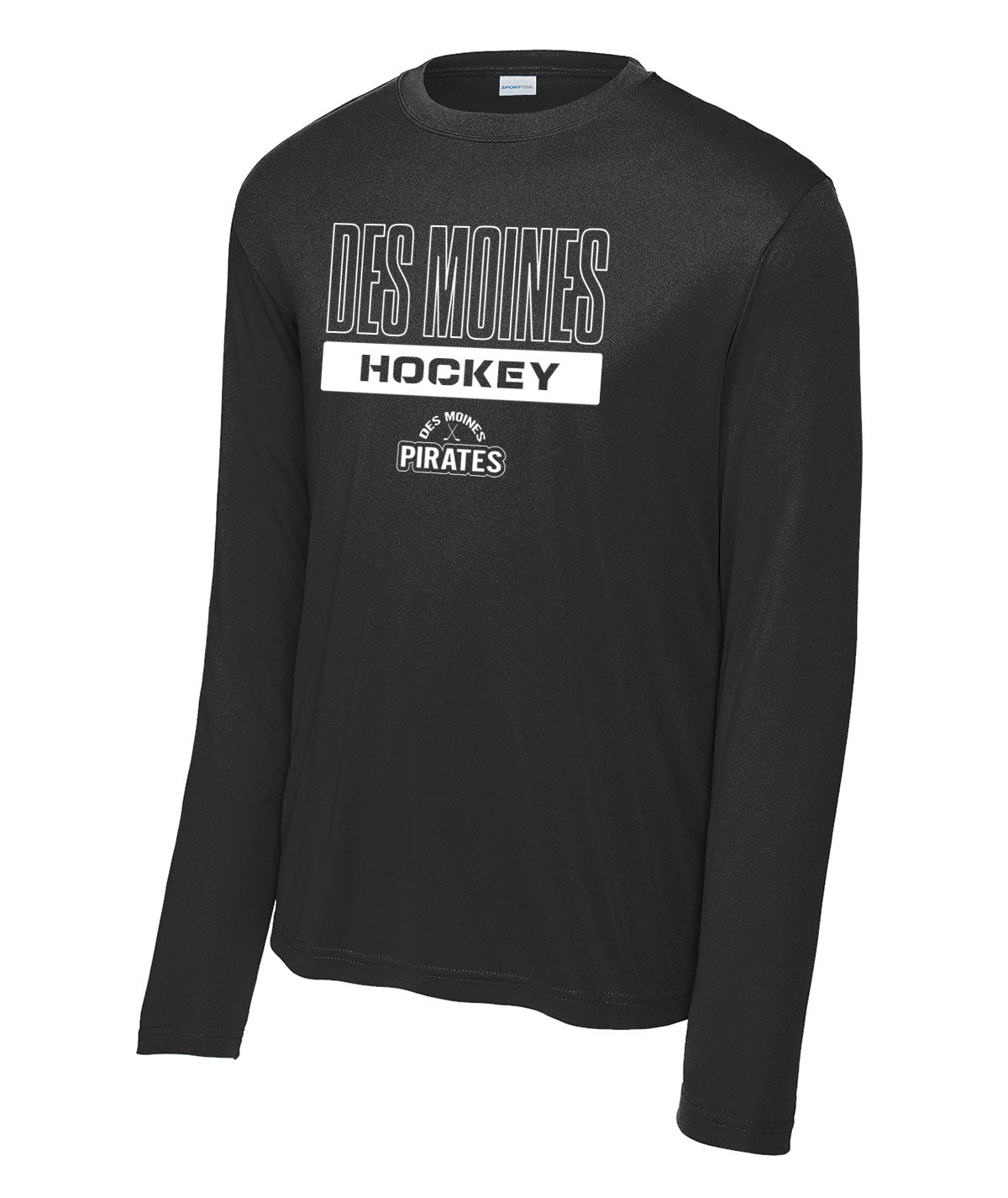 Des Moines Pirates Long-Sleeve Performance Tee