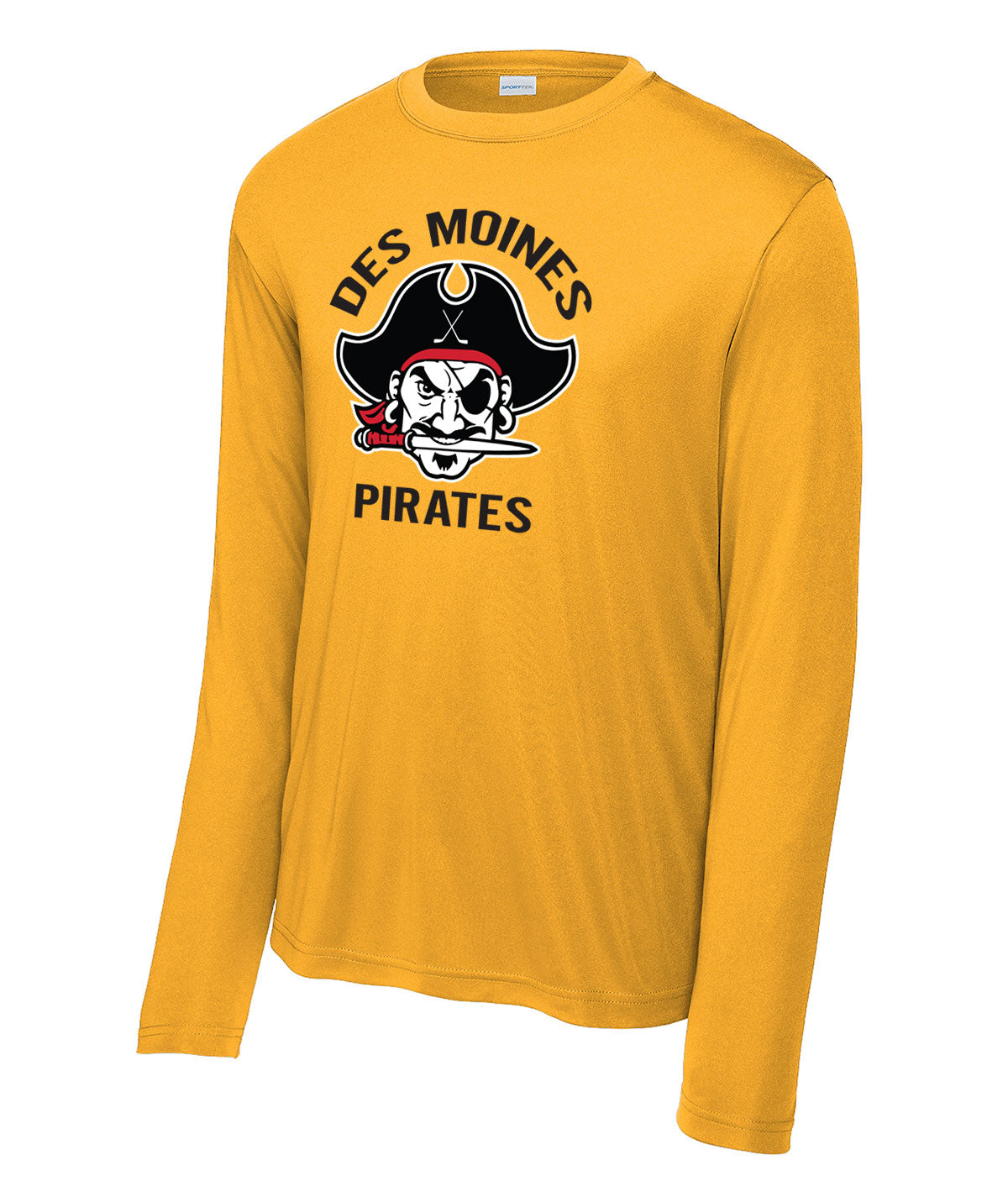 Des Moines Pirates Long-Sleeve Performance Tee