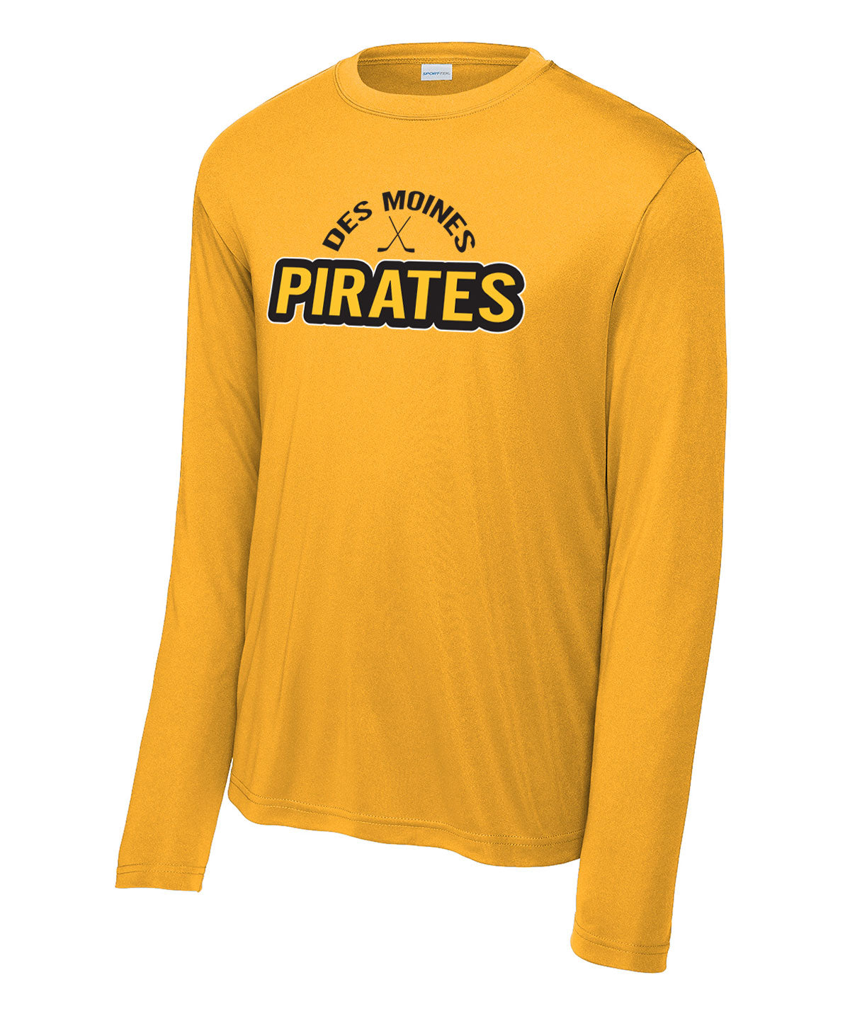Des Moines Pirates Long-Sleeve Performance Tee