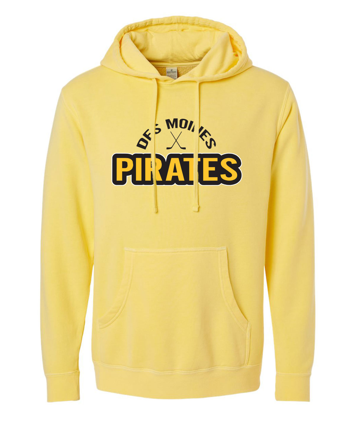 Des Moines Pirates Slouch Hoodie