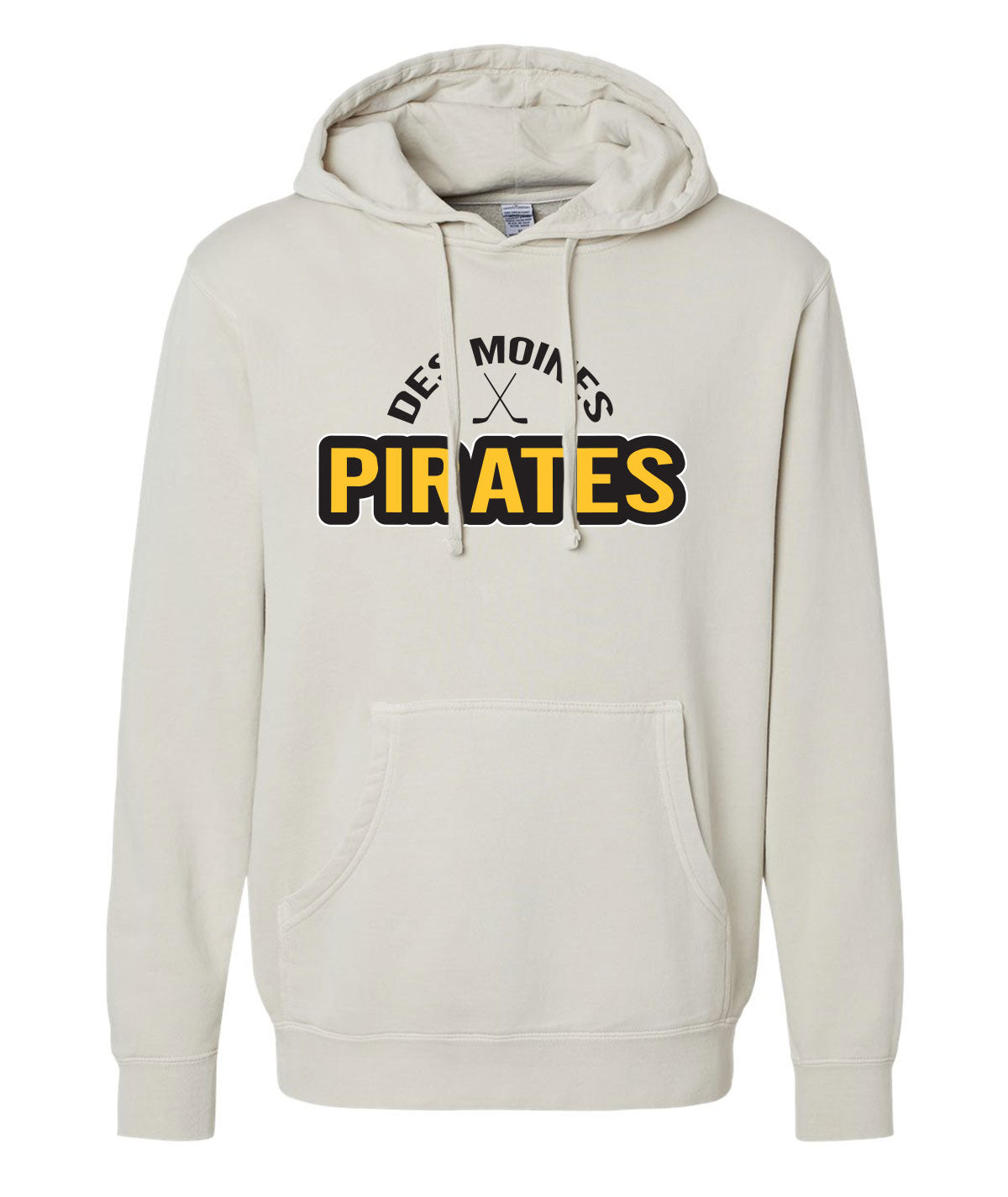 Des Moines Pirates Slouch Hoodie