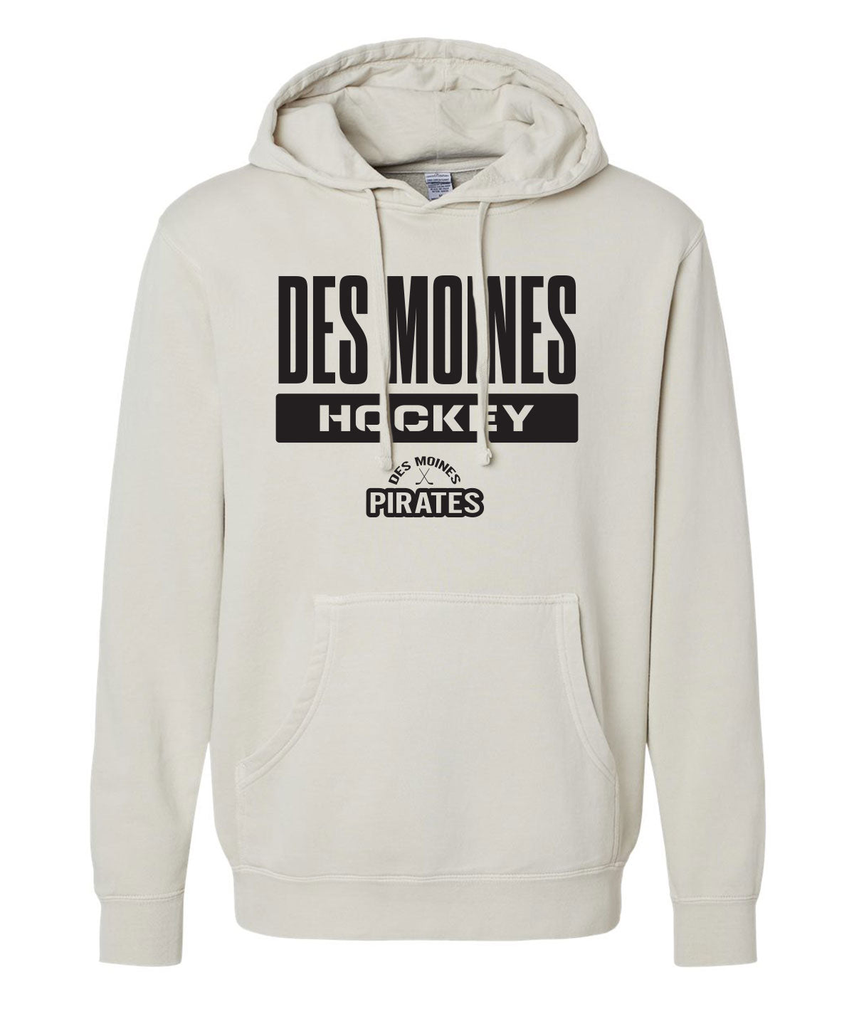 Des Moines Pirates Slouch Hoodie