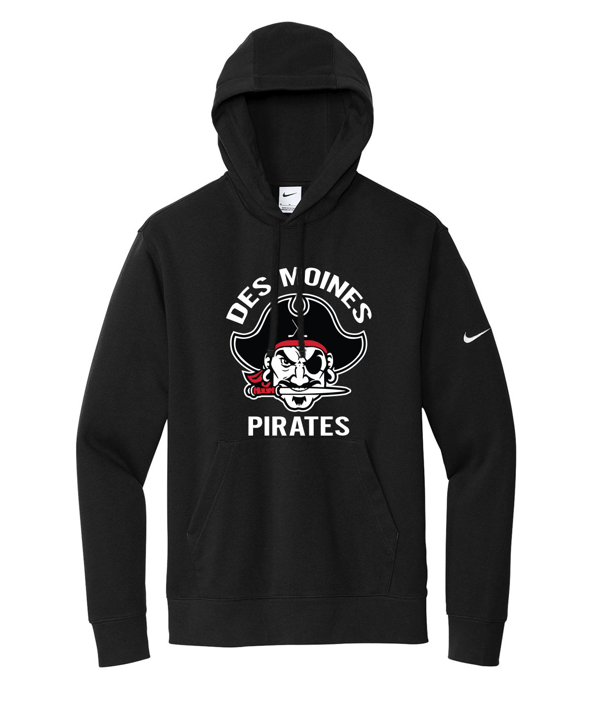Des Moines Pirates Nike Fleece Hoodie