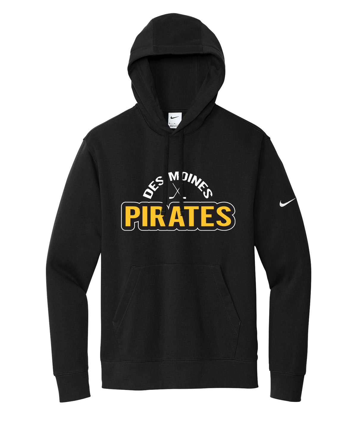 Des Moines Pirates Nike Fleece Hoodie