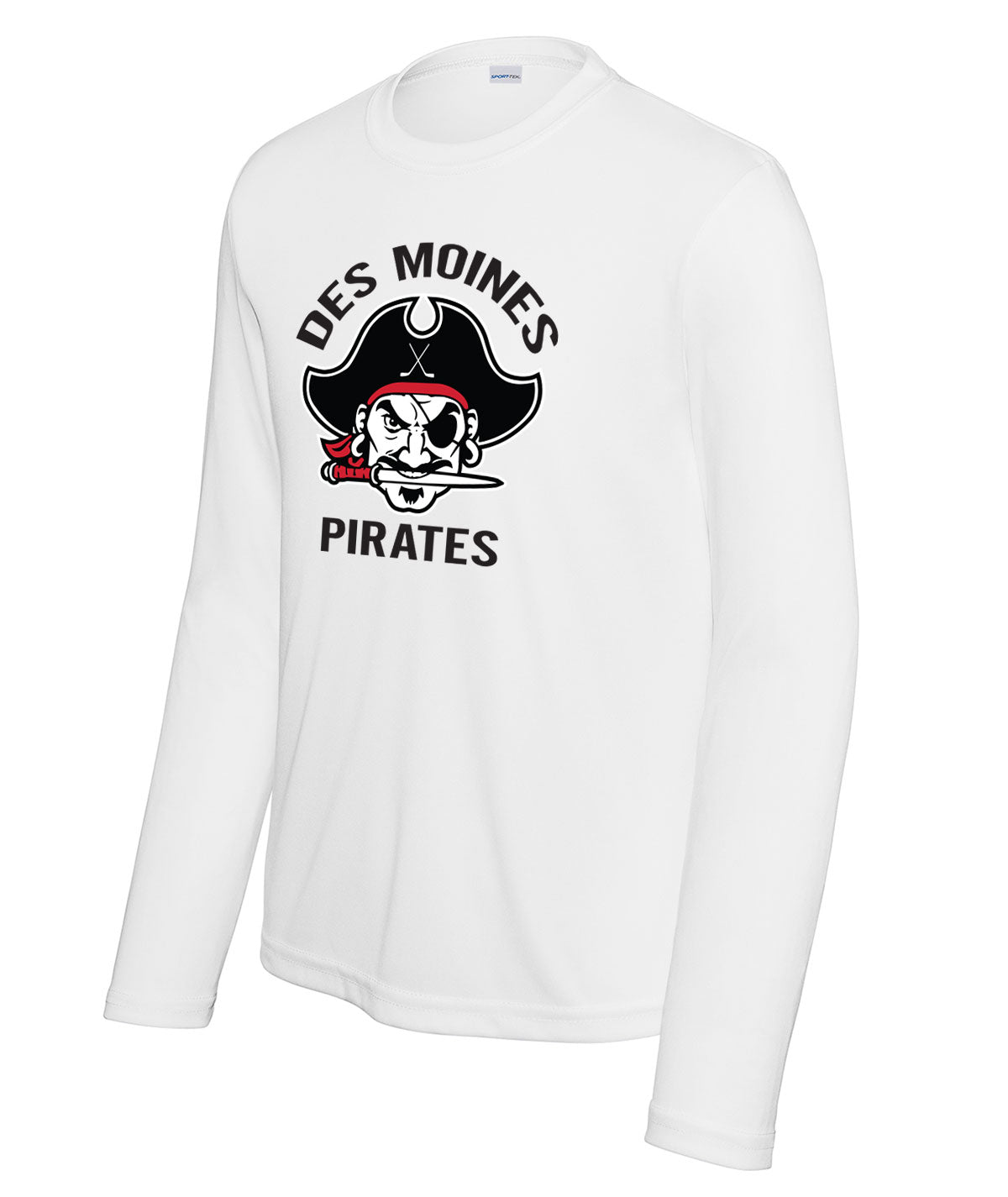 Des Moines Pirates Youth Long-Sleeve Performance Tee
