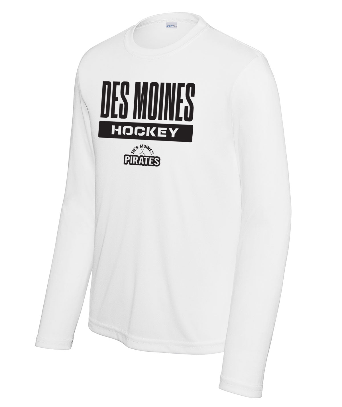 Des Moines Pirates Youth Long-Sleeve Performance Tee
