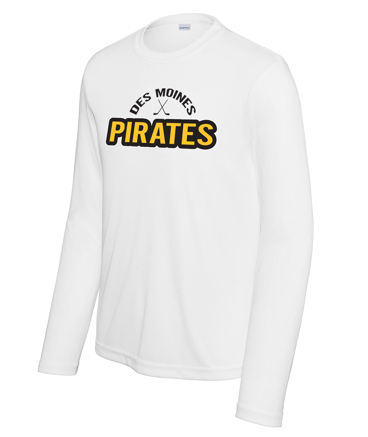 Des Moines Pirates Youth Long-Sleeve Performance Tee