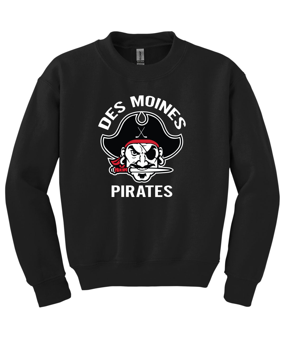 Des Moines Pirates Youth Crewneck Sweatshirt