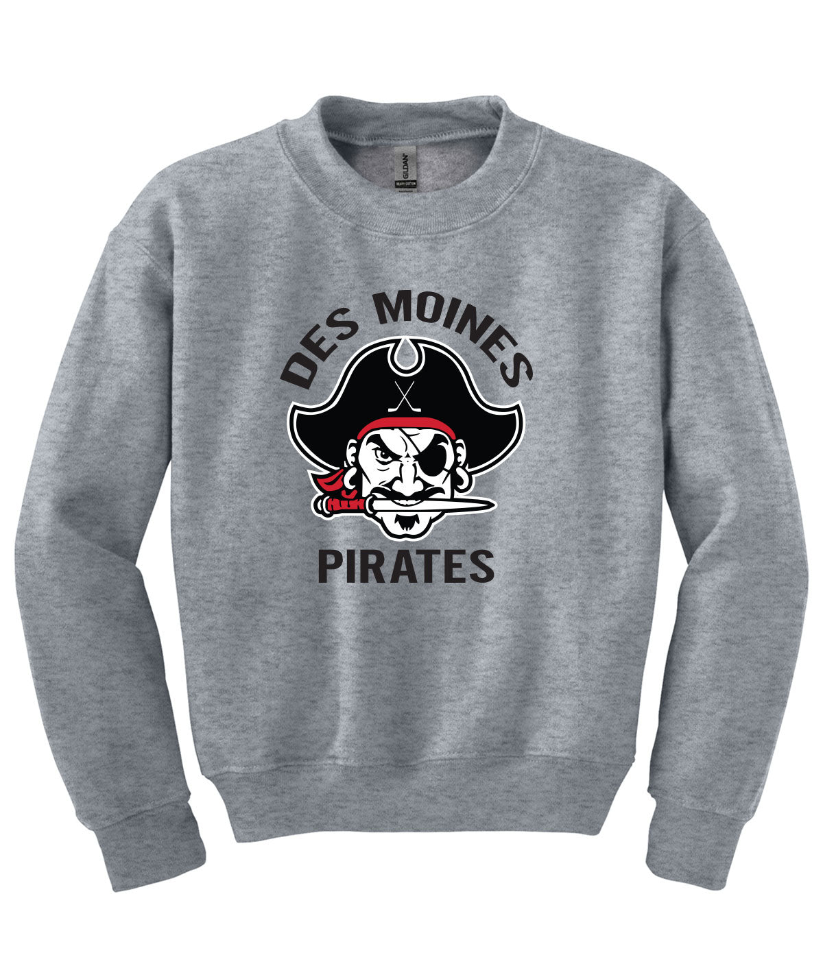 Des Moines Pirates Youth Crewneck Sweatshirt