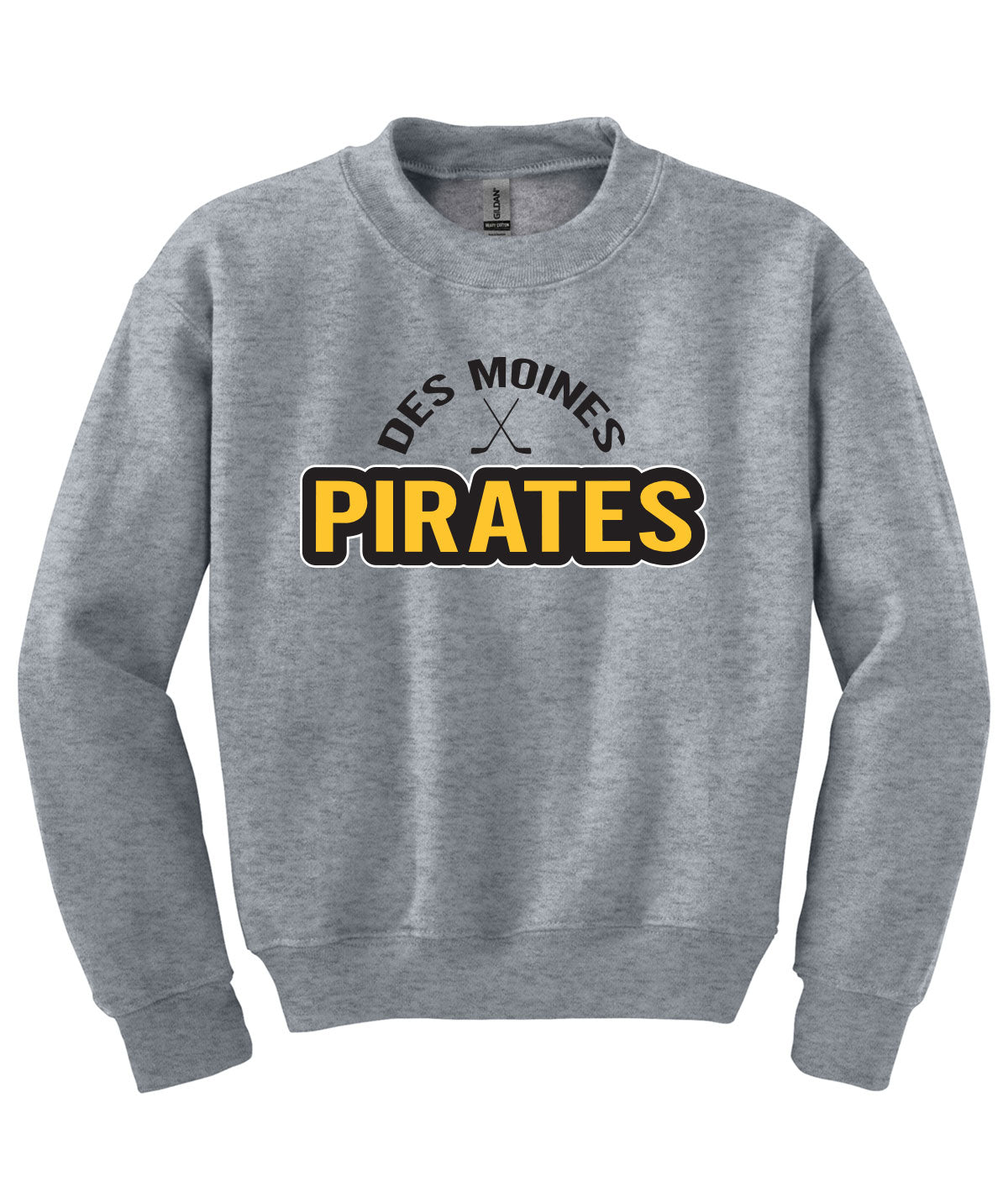 Des Moines Pirates Youth Crewneck Sweatshirt