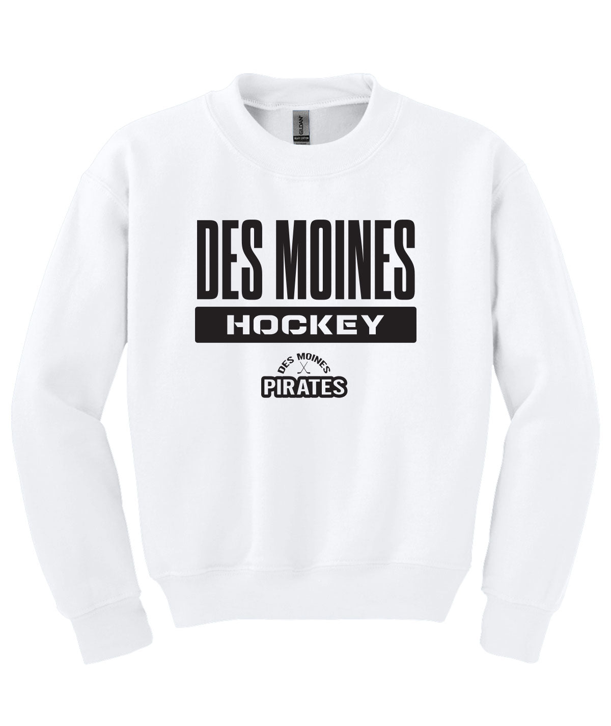 Des Moines Pirates Youth Crewneck Sweatshirt