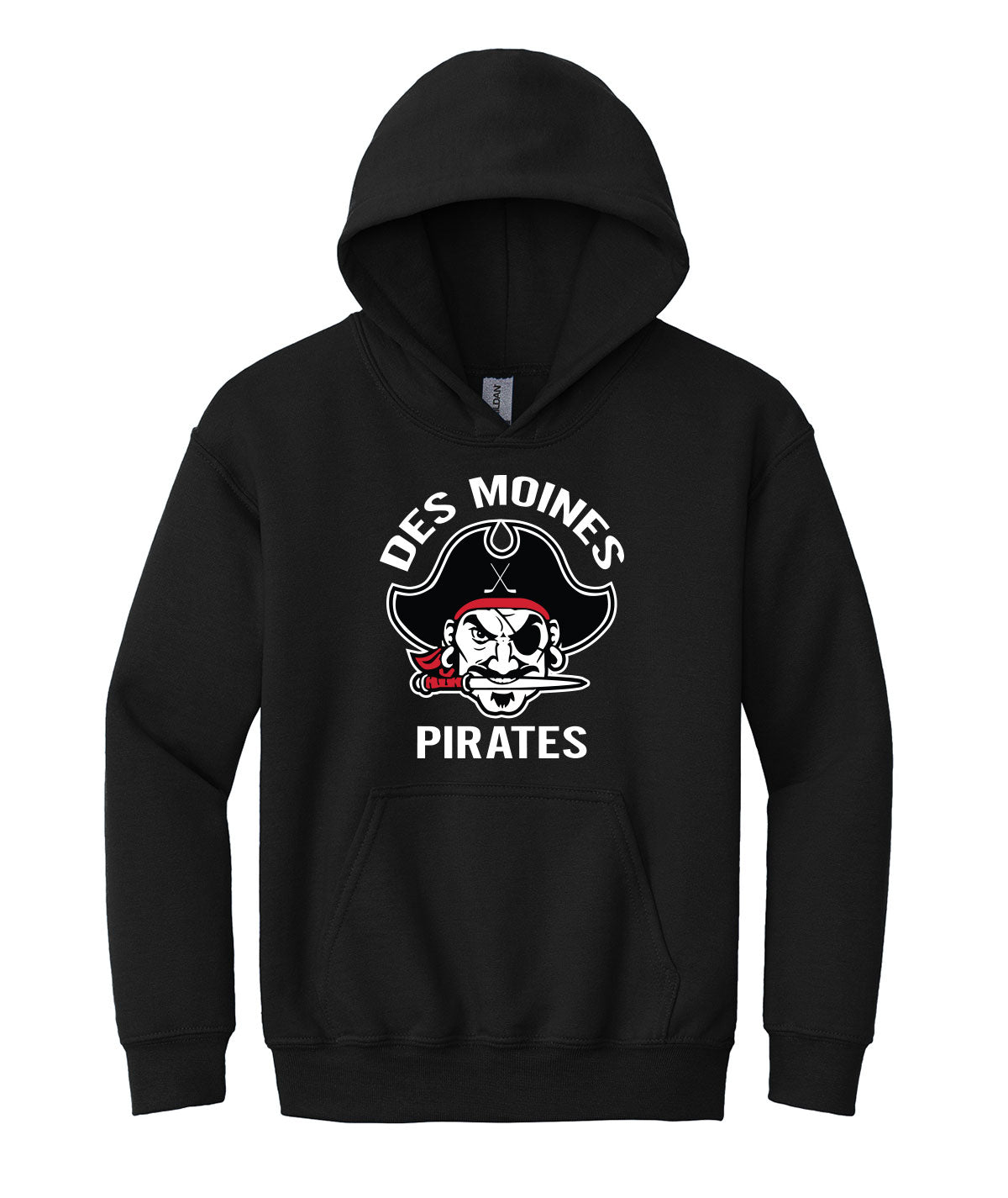 Des Moines Pirates Youth Hooded Sweatshirt