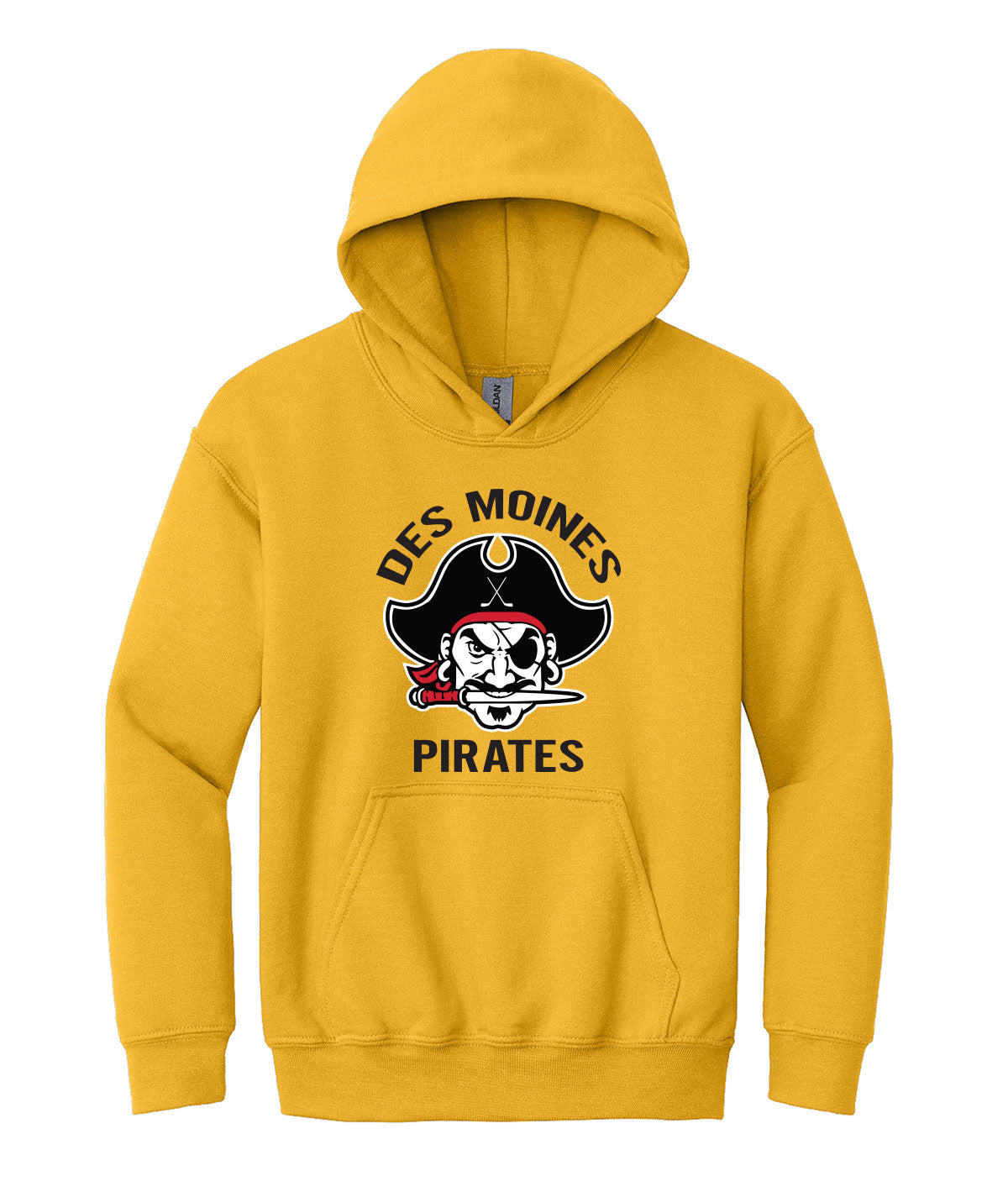 Des Moines Pirates Youth Hooded Sweatshirt