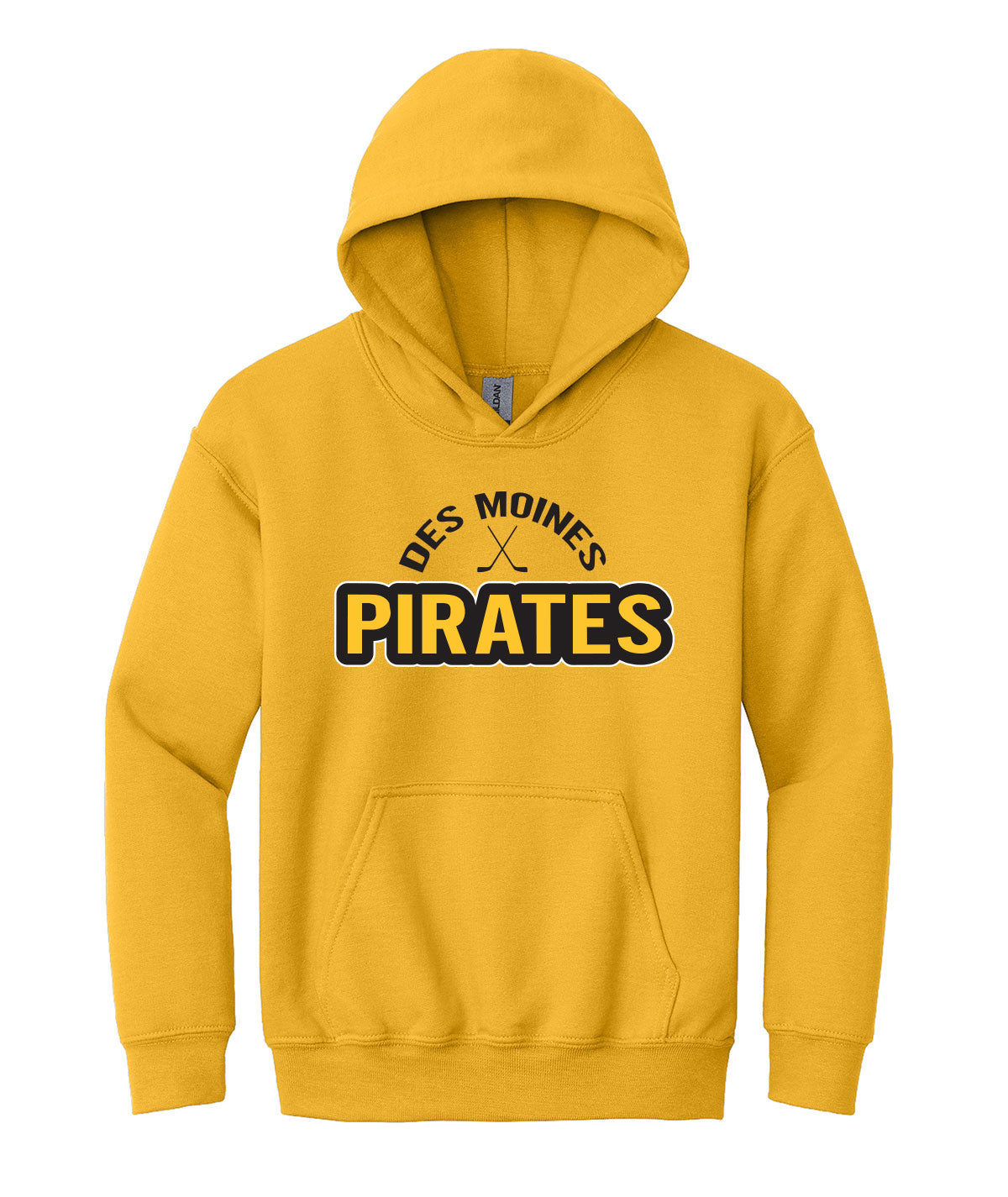 Des Moines Pirates Youth Hooded Sweatshirt