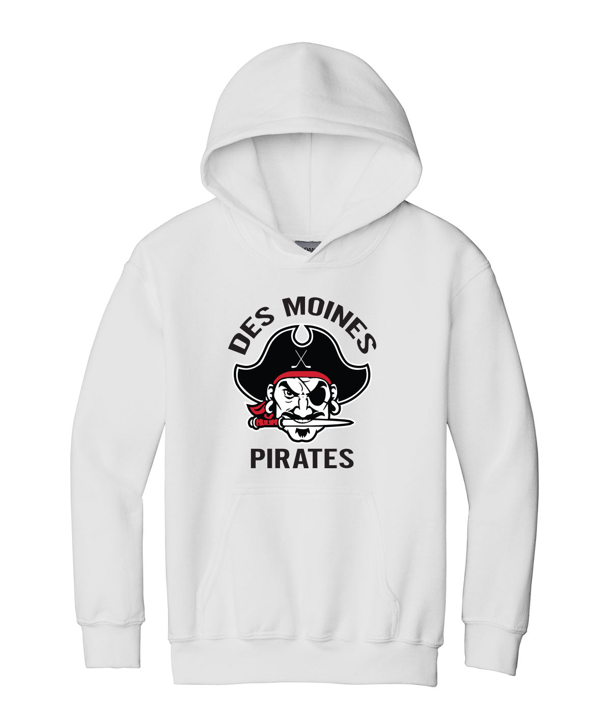 Des Moines Pirates Youth Hooded Sweatshirt