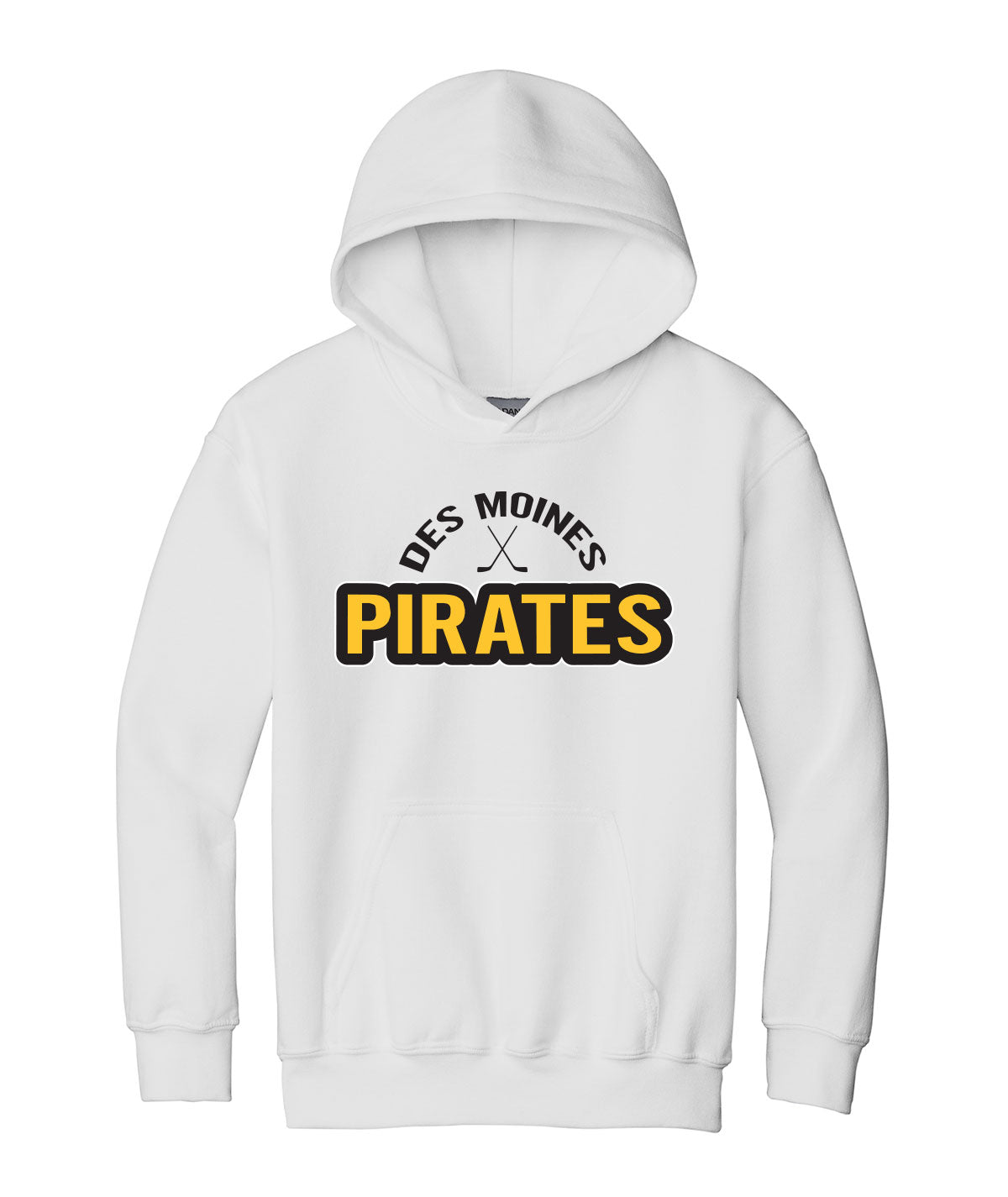 Des Moines Pirates Youth Hooded Sweatshirt
