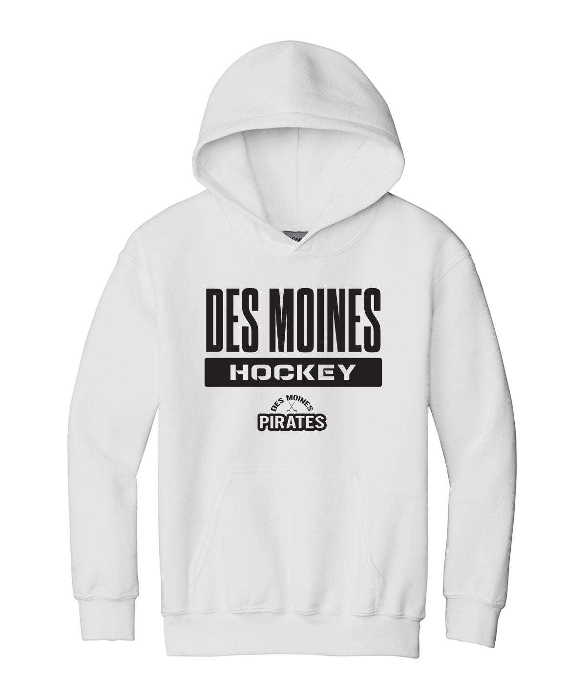 Des Moines Pirates Youth Hooded Sweatshirt