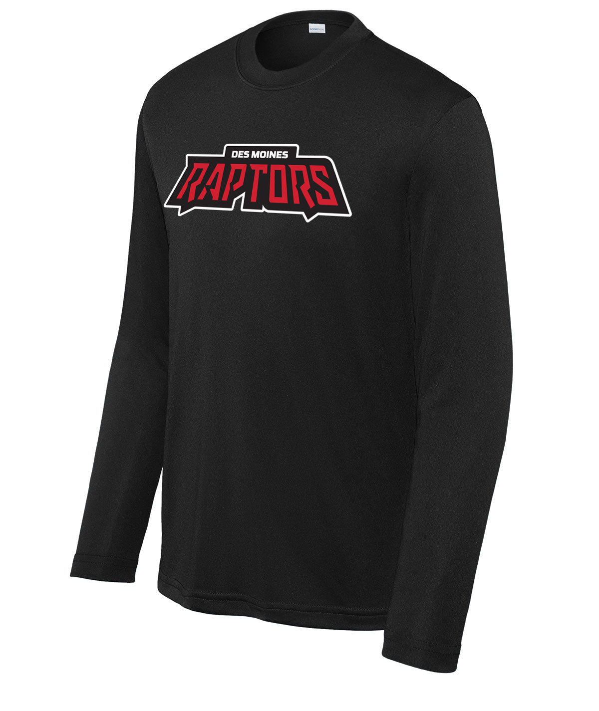 Des Moines Raptors Youth Long-Sleeve Performance Tee