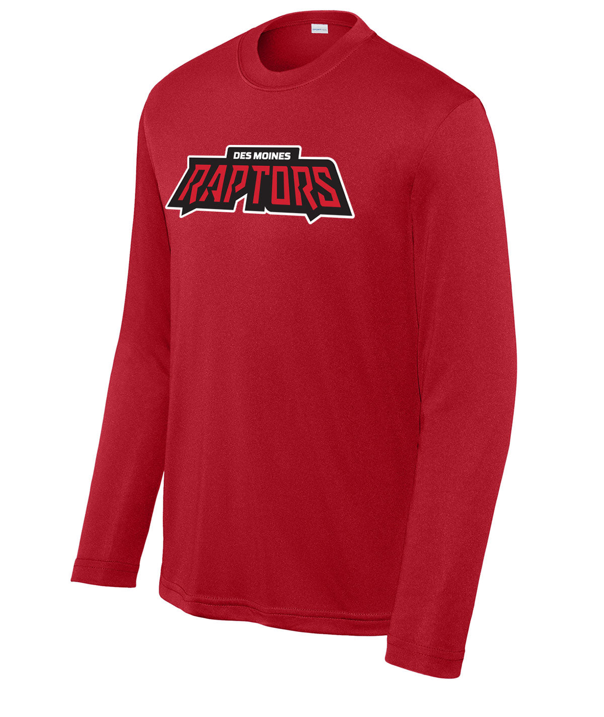 Des Moines Raptors Youth Long-Sleeve Performance Tee