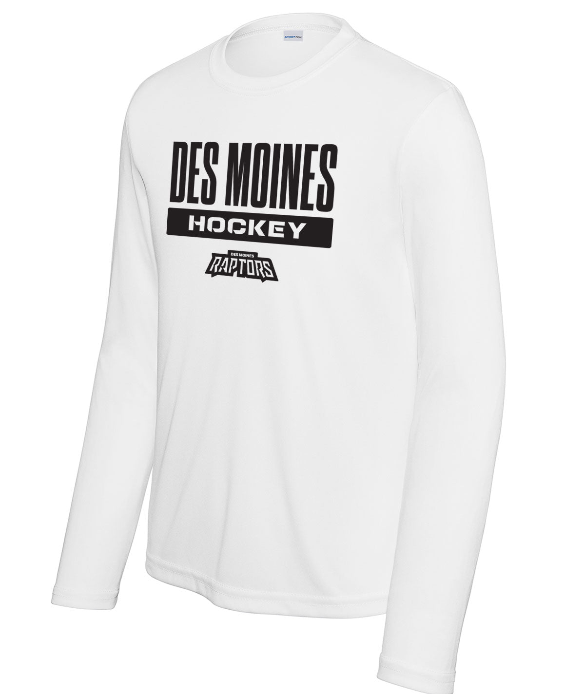 Des Moines Raptors Youth Long-Sleeve Performance Tee