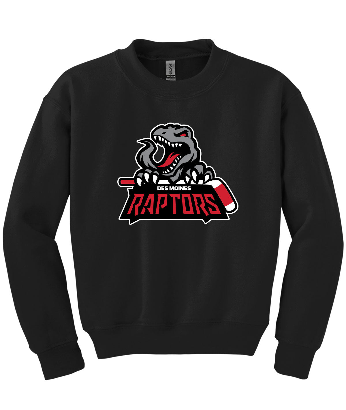 Des Moines Raptors Youth Crewneck Sweatshirt