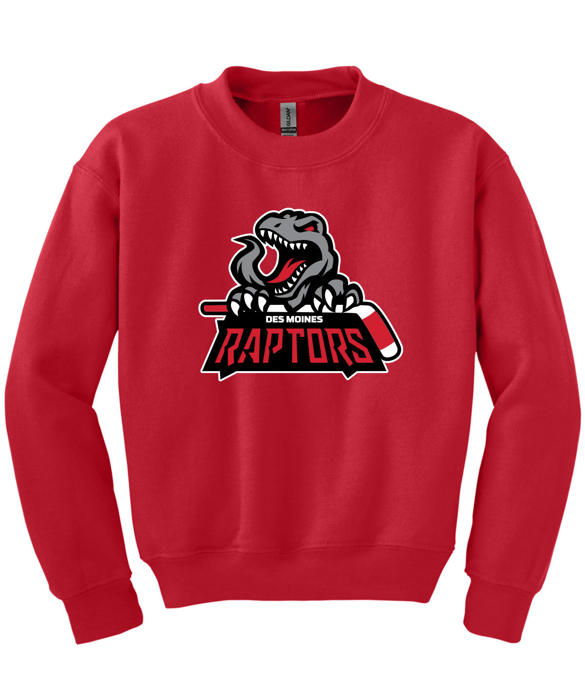 Des Moines Raptors Youth Crewneck Sweatshirt