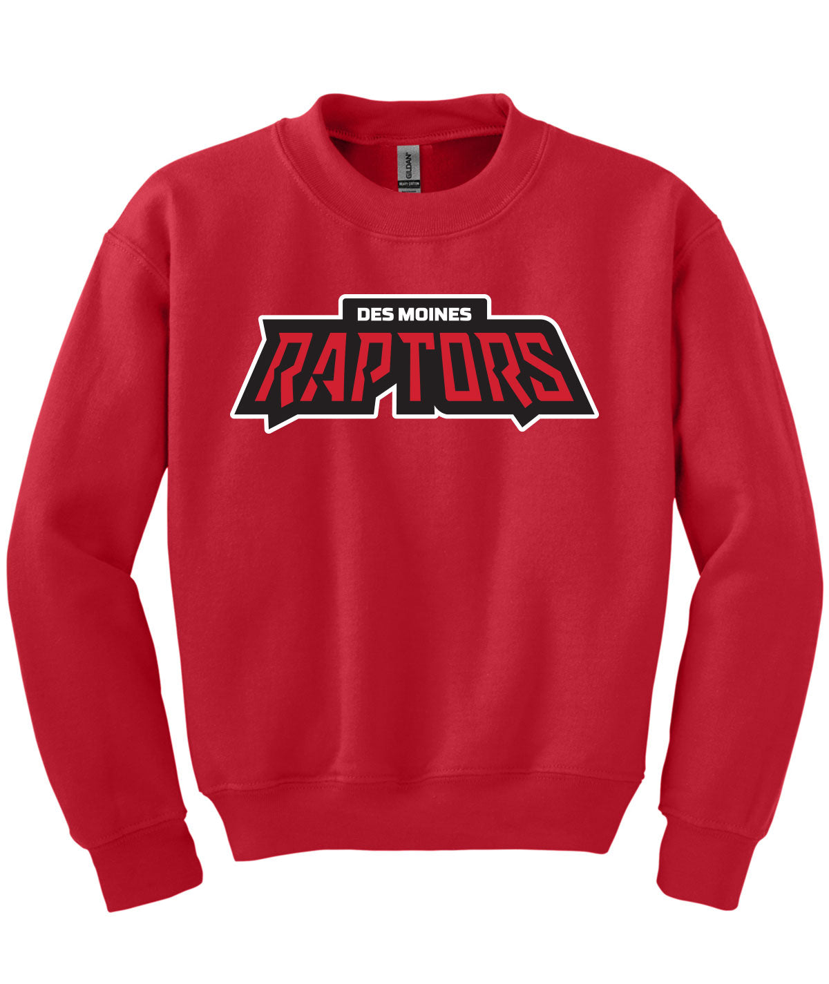 Des Moines Raptors Youth Crewneck Sweatshirt