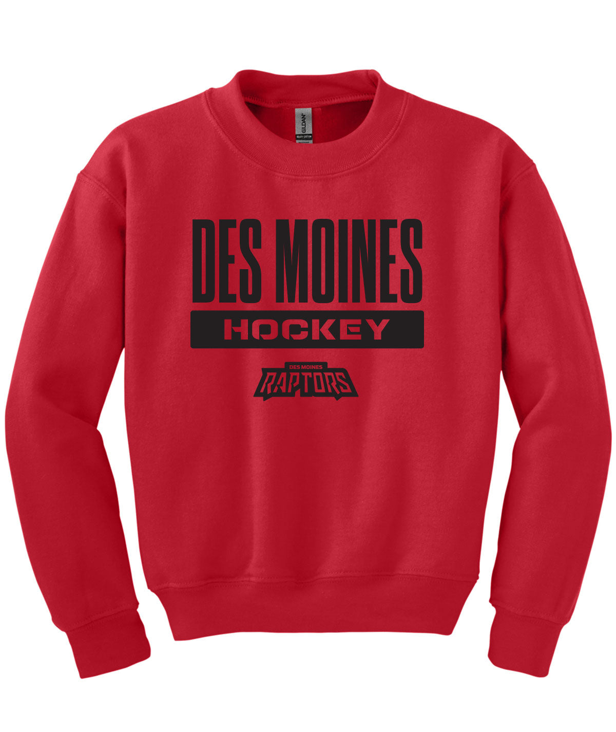 Des Moines Raptors Youth Crewneck Sweatshirt