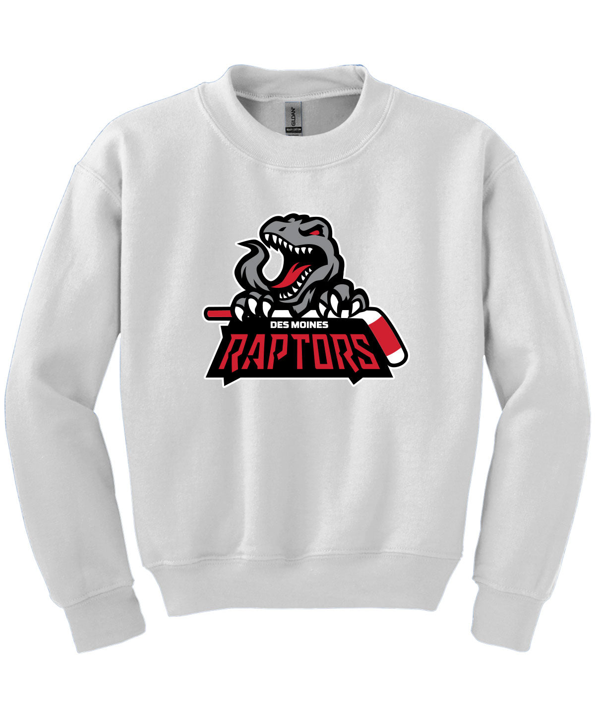 Des Moines Raptors Youth Crewneck Sweatshirt
