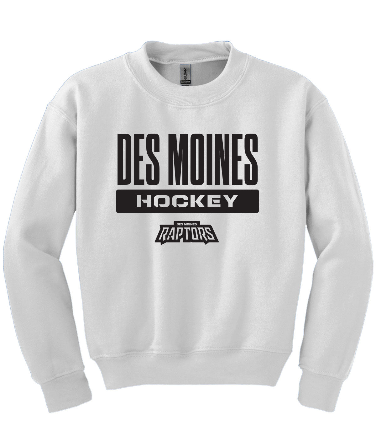 Des Moines Raptors Youth Crewneck Sweatshirt