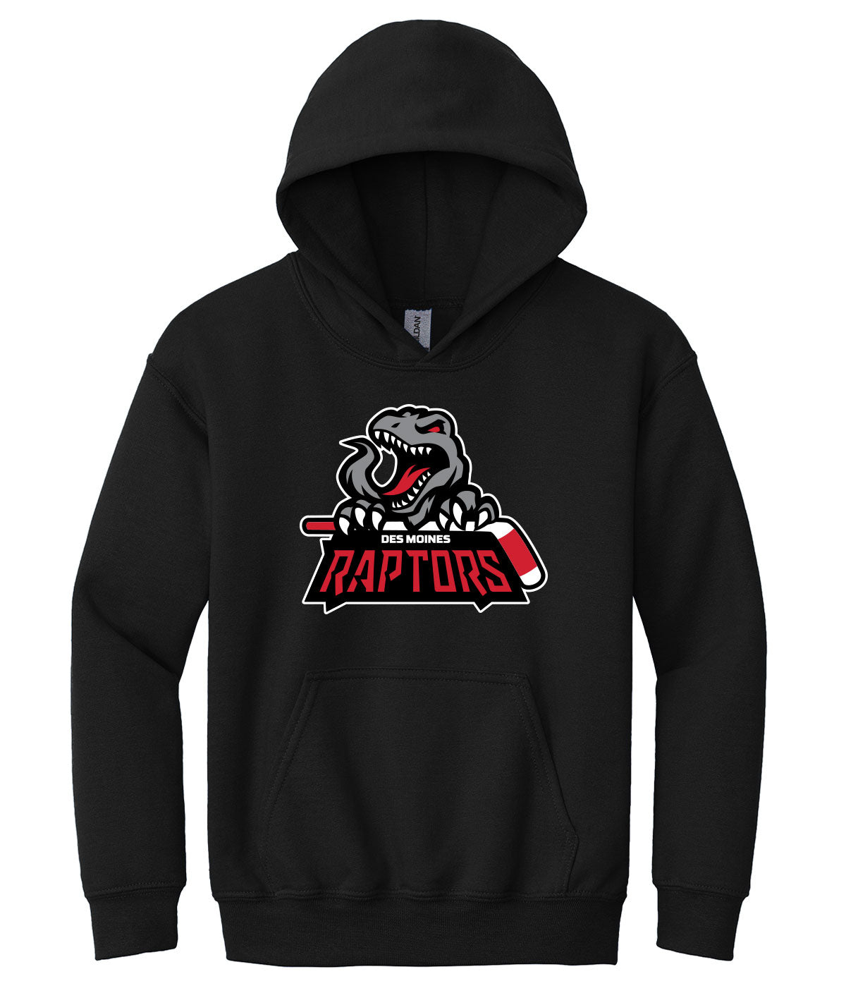 Des Moines Raptors Youth Hooded Sweatshirt