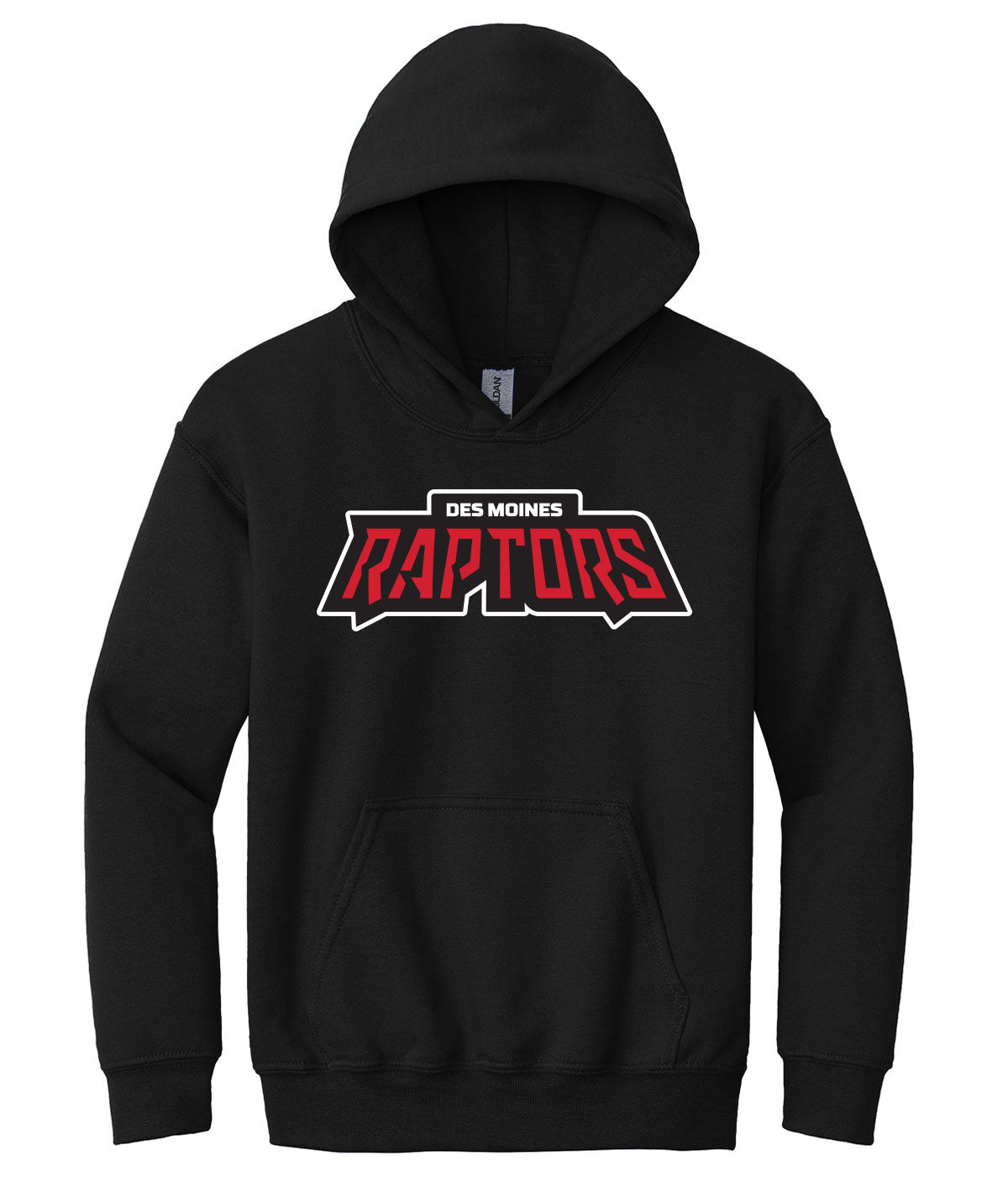 Des Moines Raptors Youth Hooded Sweatshirt