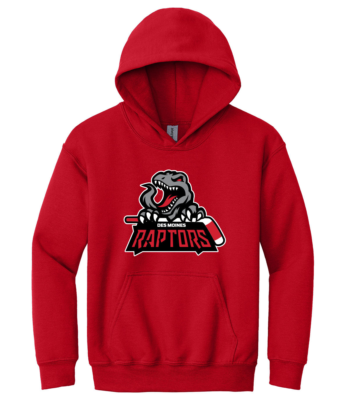 Des Moines Raptors Youth Hooded Sweatshirt