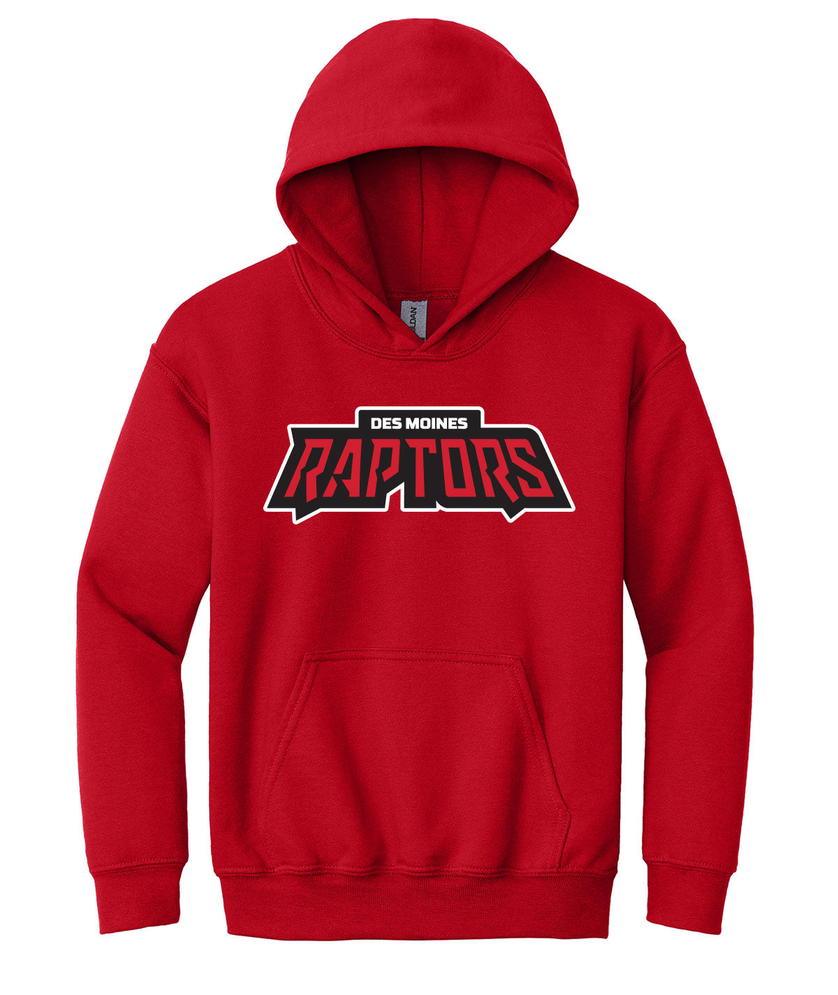 Des Moines Raptors Youth Hooded Sweatshirt
