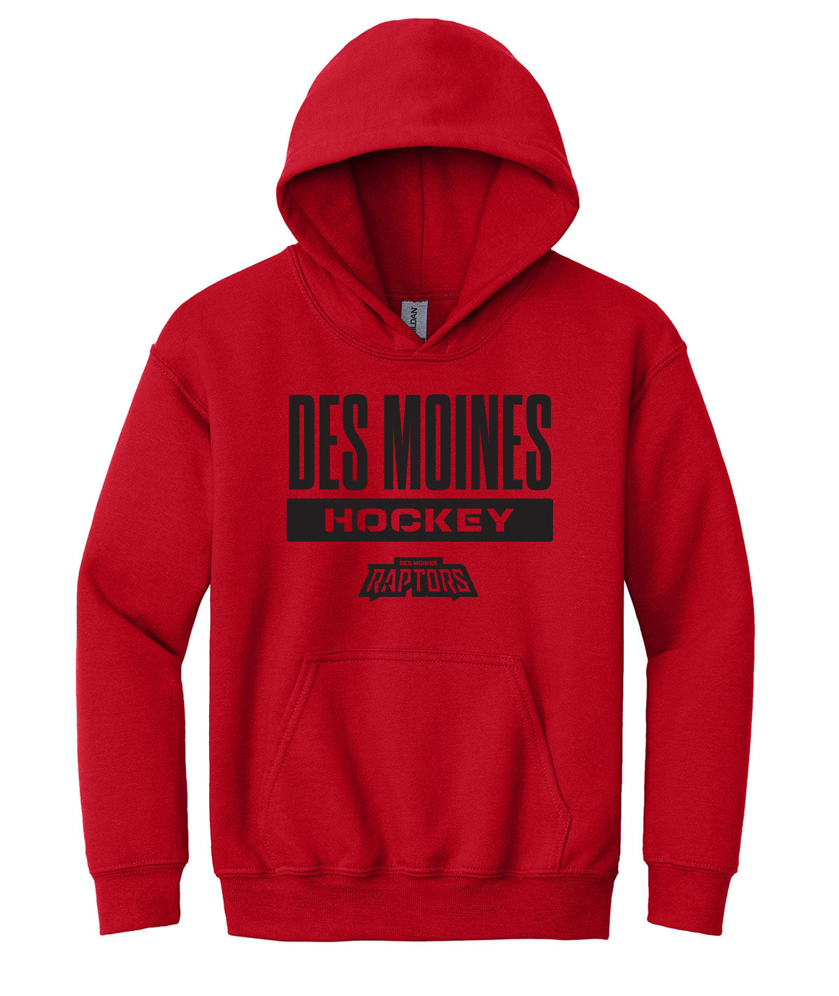 Des Moines Raptors Youth Hooded Sweatshirt
